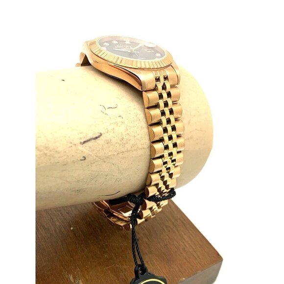 GV2 by Gevril Womens Watch 12401 Naples Swiss Quartz Diamond Dial Rose G… main image 13